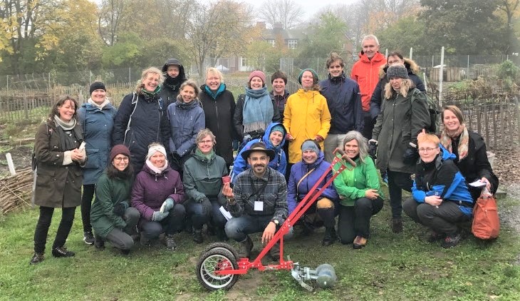 Fra studieturen til Stadsbruk Malmø i Sverige høsten 2019. Foto: Ellen Marie Forsberg / SFOV. Delegasjonen fra tre fylker i Norge til Stadsbruk Malmø høsten 2019.